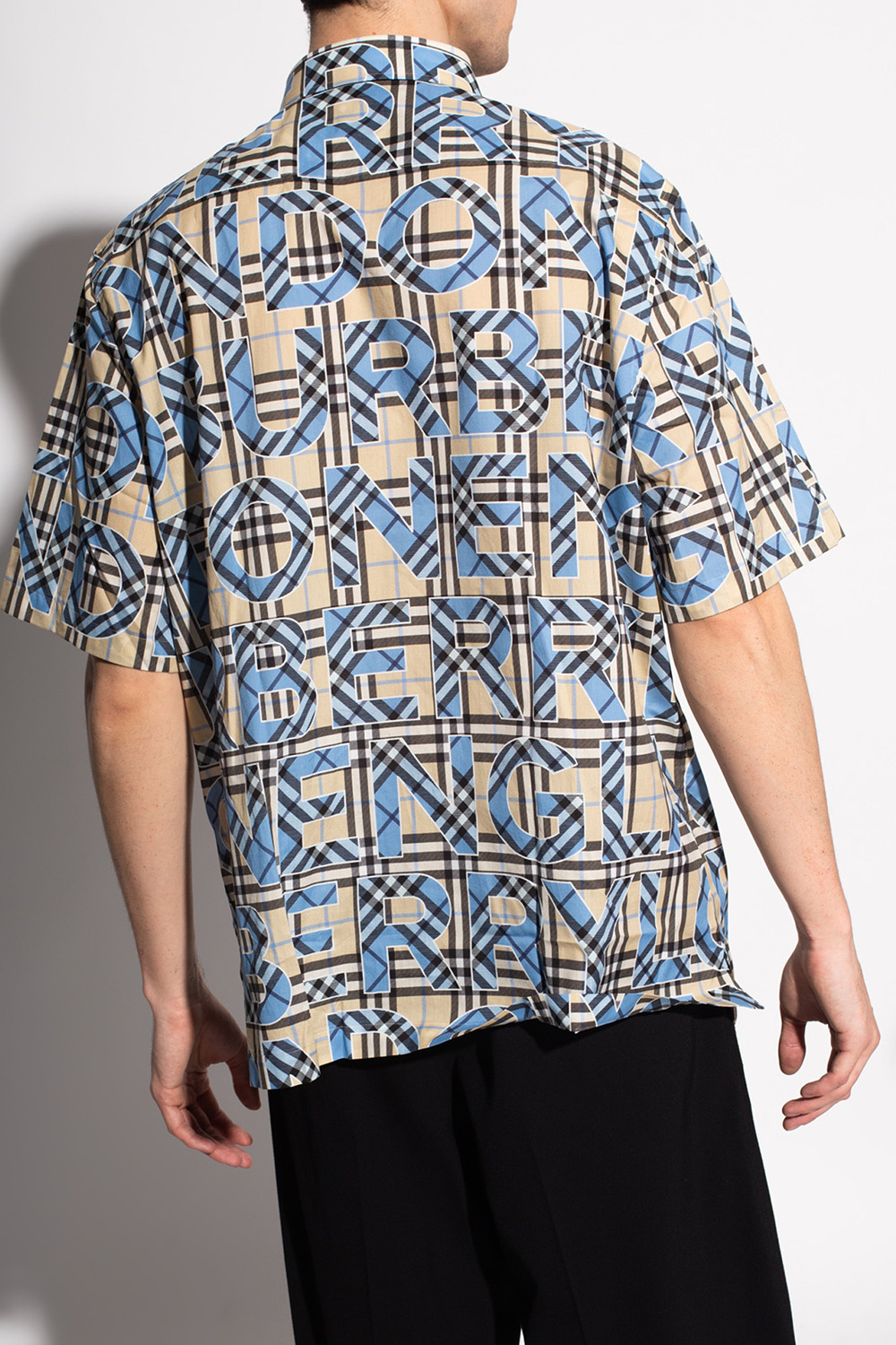 Burberry Patterned shirt with short sleeves